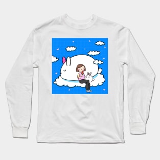 Sky bunny Clear sky Long Sleeve T-Shirt